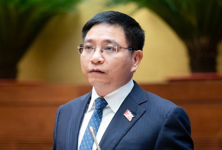 bt-thang-17314618863151567981223 Bộ trưởng Nguyễn Văn Thắng trình Quốc hội dự án đường sắt tốc độ cao Bắc - Nam hơn 67 tỉ USD - Ảnh 1.
